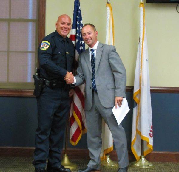 Police Department Promotion and New Officers Village of Sherman